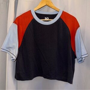 Vintage inspired cropped tee